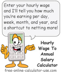 Hourly Wage To Yearly Income Chart