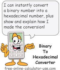 Hexadecimal Base 16 Chart