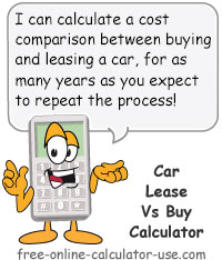 car lease vs buy calculator