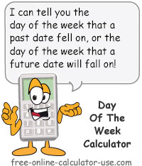 Day of the Week Calculator Sign