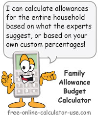 Family allowance calculator