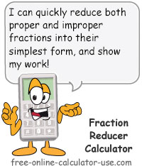 Fraction Reducer Sign