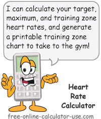 Target Heart Rate Training Zone Chart