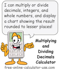 multiplying and dividing decimals calculator