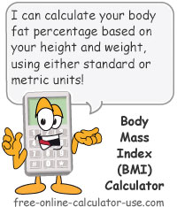 Body Mass Index (BMI) Calculator Sign