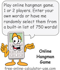 Online Hangman Game Sign