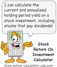 Stock Calculator Sign