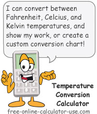 Temperature Conversion Chart Kelvin