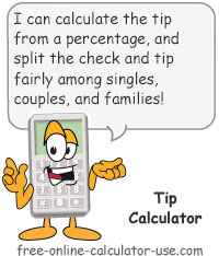 Tip Calculator Sign