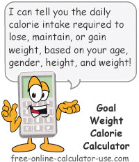 Daily Calorie Intake Chart Weight Loss