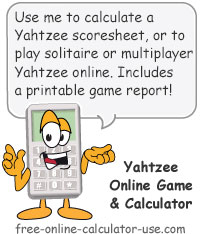 Yahtzee Online Game Sign